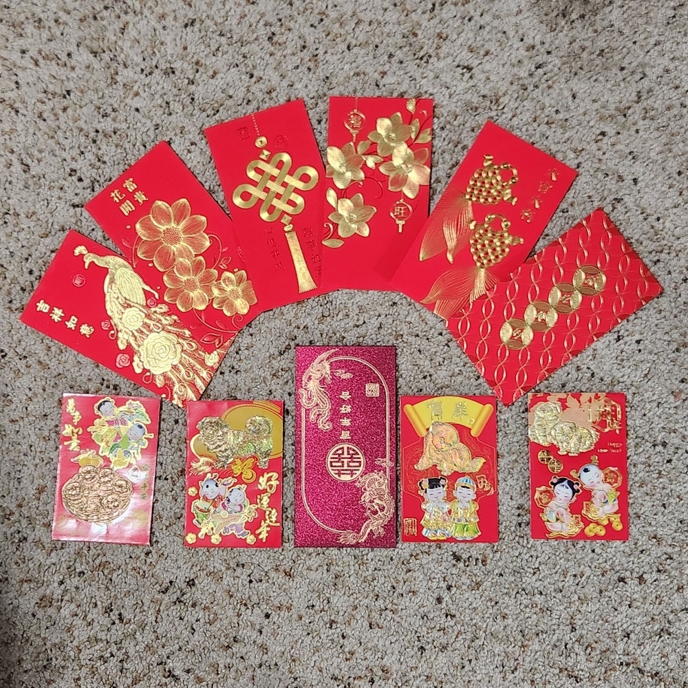 Lunar New Years Red Envelope Bundle